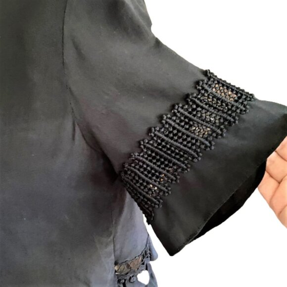 Jonathan Simkhai cut out lace short sleeve top - Picture 10 of 11